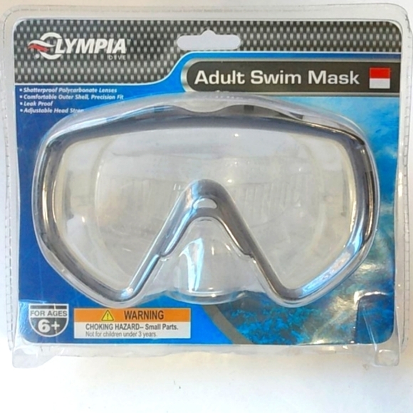 OLYMPIA DIVE ADULT GOGGLES NWT - Picture 1 of 7